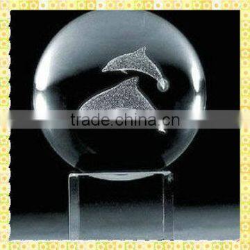 New Designed Engraved Dolphin Crystal Ball Gift For Girlfriend Gifts