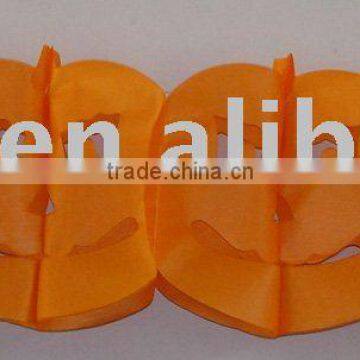 pumpkin shape paper garland