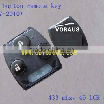 High quality Ho 3 button remote key (2007-2010) 433 mhz,46 LCK chip