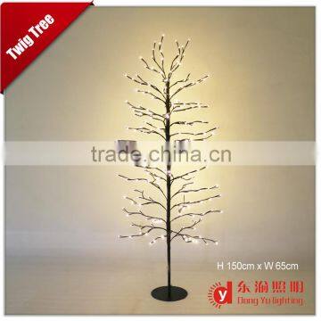 Wedding occasion and decoration twig tree warm white cherry leds for hotel and super market