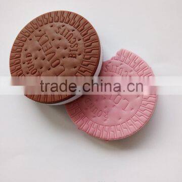 2016 New Design Chocolate Cookie Shaped Sticky Note Pad