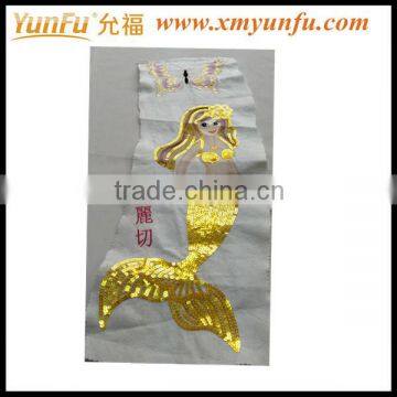 Custom Spangle Embroidery Patch