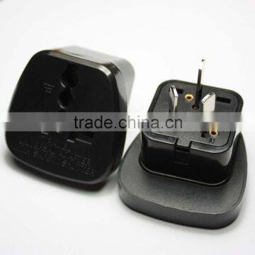 inlay way universal 3 pin australian plug adaptor safety shutter