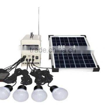 New Arrival 30W Portable DC solar Lighting kit with Radio for africa market