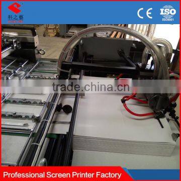 Competitive price automatic cylinder stop type silk screen printing machine for sale