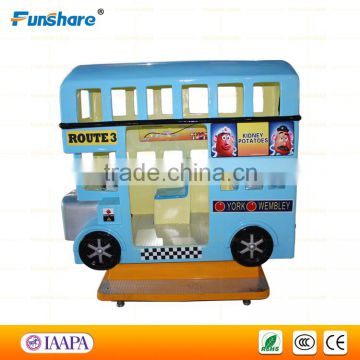 Funshare mini bus amusement children ride on car kiddie ride for sale coin operated