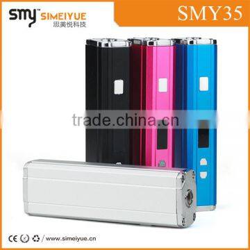 2015 hottest selling huge vapor smy 35 watt mod /smy35 box mod/smy35 mod with wholesale price