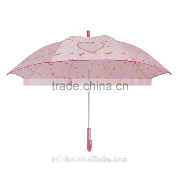 8K Automatic Open Ladies Long Handle Straight Umbrella