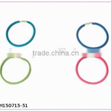 Multi Color Hair Elastic Band With Metal Connection Wholesale China