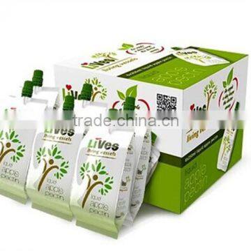 carton box for fruit pouch