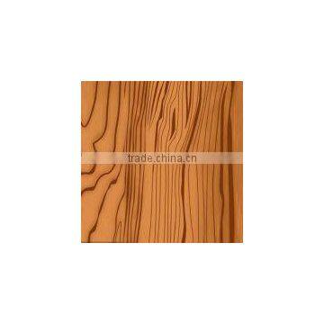 316 Colored Stainless Steel Wooden Sheets for Decorative Wall Paneling