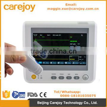 CE certificate 7 Inch Patient Monitor 6 parameter optional ETCO2,Infant Spo2 sensor RPM-9000F