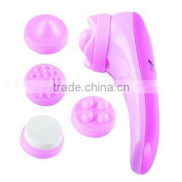 facial massager&cleaner with 5 replaceable heads , Face Vibrating Beauty Device