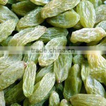 95% green raisins