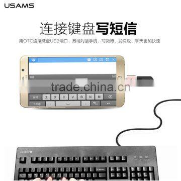 Original USAMS Quick Charging Micro USB to OTG Adapter Sync Data Connector 2.1A photo-6