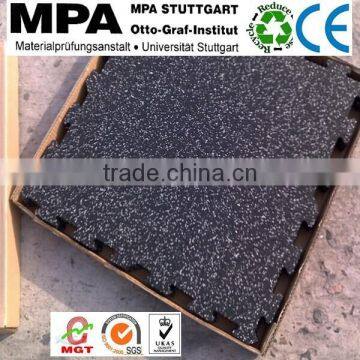 black with red white green yellow grey blue EPDM dot recycled rubber flooring