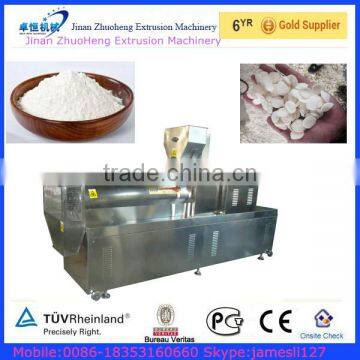 Screws extrusion Modified corn starch extruder