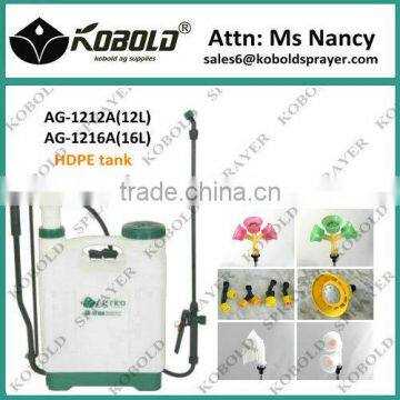 (AG-1216A) agriculture sprayer,knapsack hand plant sprayer 16L