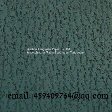 green leatherette paper