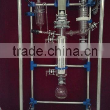 High Quality glass Jacket WFE-wiped film evaporator on sale 2kg/h