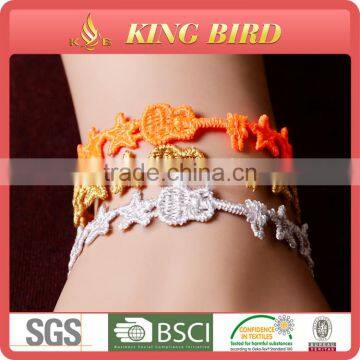 China hand chain charms for bracelet making lace material for sale