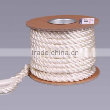 Twisted rope type Polyester 3 strand fishing ropes dacron polyester rope