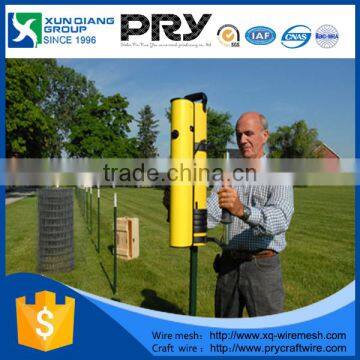 Factory sale directly durable metal T fence post with spade