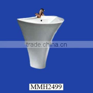 Distinctive ceramic stand wash basin for decor