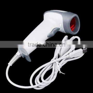 White CCD scan laser Barcode Scanner Bar Code Reader