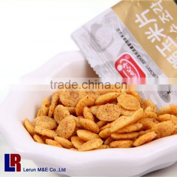 energy saving double-screw extruder machinery for honey corn flakes making