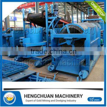 Professional Alluvial Mobile Gold Trommel China Manufacturer with certificate