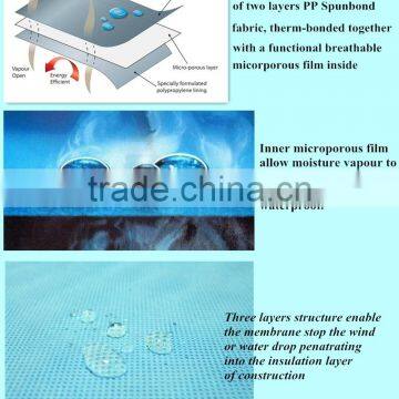 100g Waterproof Breathable Roofing Underlay Membrane photo-5
