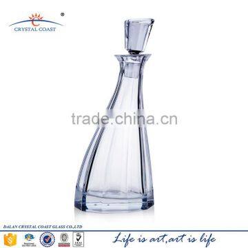 wholesale polish crystal decanter slant crystal whiskey decanter