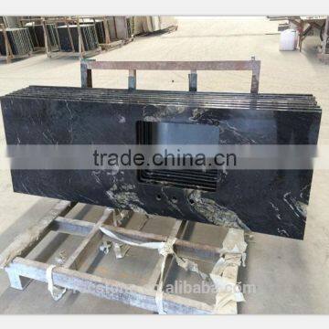 Good quality black granite countertop for sale