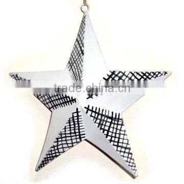 New Year 2014 hanging star christmas decoration