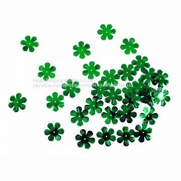 Green Flower shape Sequin