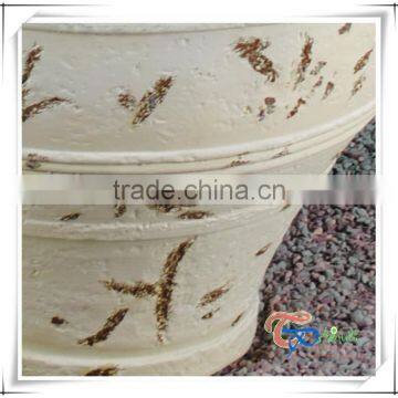 Popular Fiberglass Oval Shaped Rustic Garden Pots photo-2