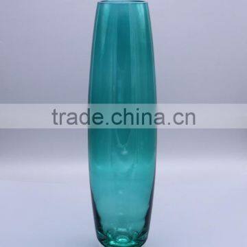 Hand Make Glass Ware,spray Color Glass Vase,glass Vase With Bottom Bubble