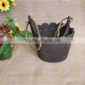 Handmade Small Antique Decoration Craft Wooden Barrel photo-3