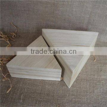 Triangle Natural Cheap Wooden Christmas Gift Box photo-5