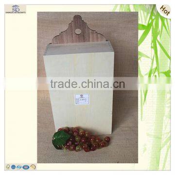 Silk Printing Window Cutting House Shaped Wine Box photo-3