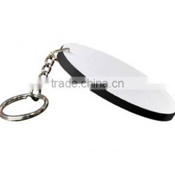 Sublimation 39 mm Round Polymer Keychain,Key Ring,Blank Plastic Key Chains