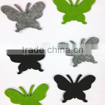 #14062009 hot selling butterfly design felt pad in different colors