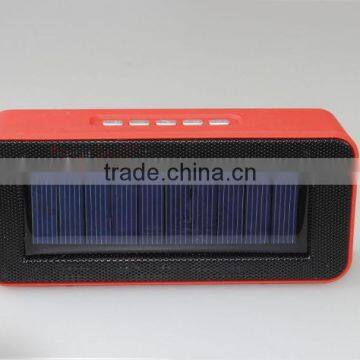 Manufacturers supply new arrive outdoor solar panels charge speaker solar wireless Bluetooth card speaker