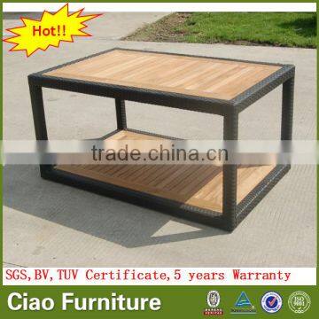 Outdoor Wooden Furniture Teak Wood Sofa photo-6