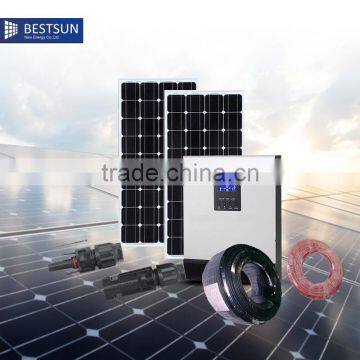 BESTSUN 1kw hybrid solar power system home