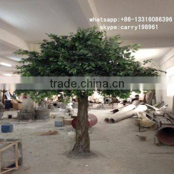 LXY080831 plastic artificial ficus trees ornamental foliage plants fake banyan tree plastic tree