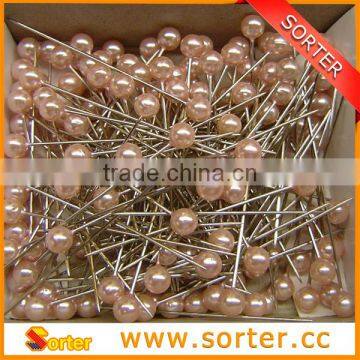 Pearl Head Straight Pin Corsage Pearl Head Pin photo-2