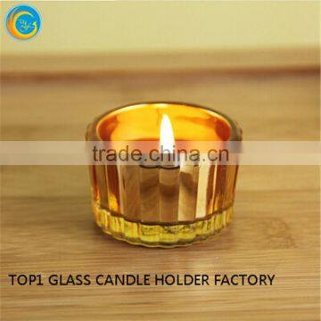 piano candle holders Mirror effect Small glass Tealight holder Glass