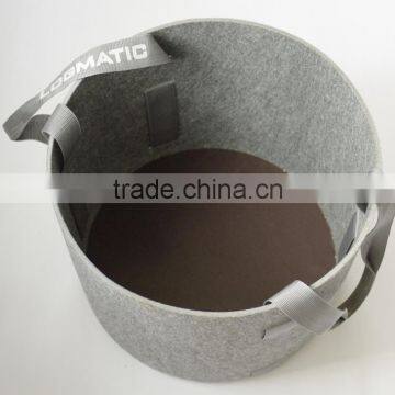 Custom Logo Printable Eco Friendly Felt Non Woven Basket Storage photo-2